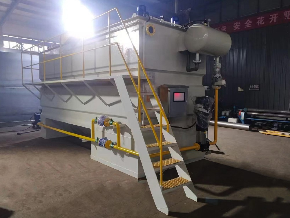 市政污水廠中的溶氣氣浮機設備